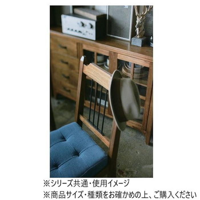 ダイニングチェア ブラウン 天然木 アイアン脚 完成品 椅子 家具 インテリア_3