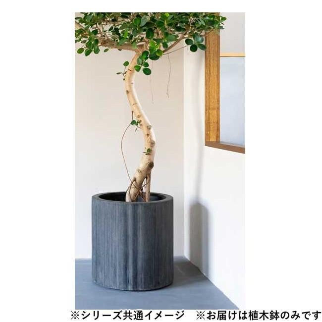 グリーンポット 植木鉢 エンバス シリンダー ブラック 40cm EB-EC4040BK_1