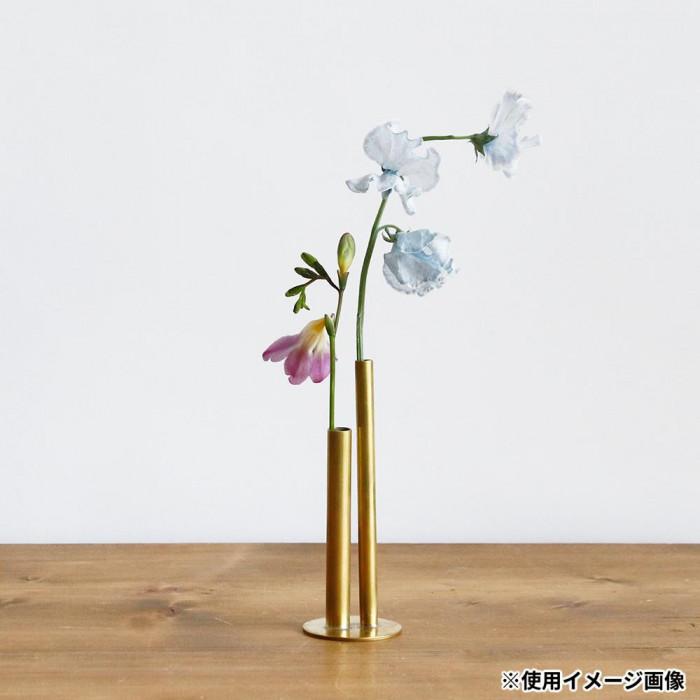 志成販売 BRASS フラワーベース Sサイズ 真鍮 一輪挿し 花瓶 インド