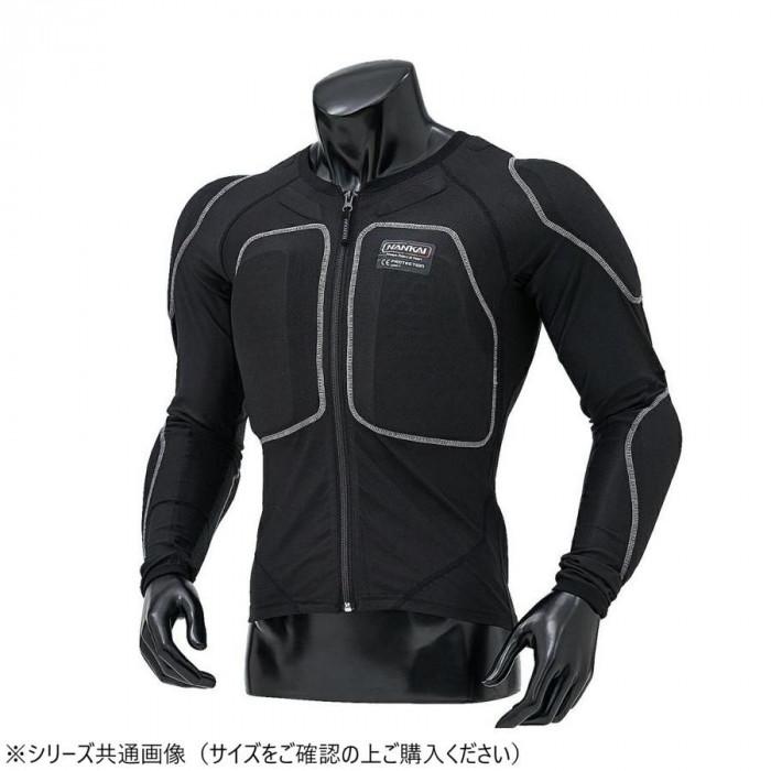 インナージャケット LLサイズ ブラック グレー プロテクター装備 接触冷感の画像