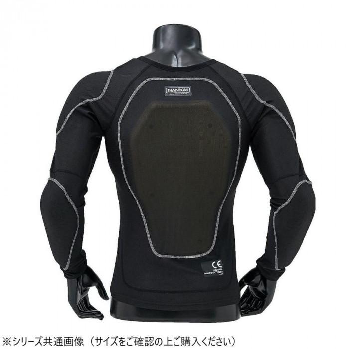 インナージャケット LLサイズ ブラック グレー プロテクター装備 接触冷感の画像