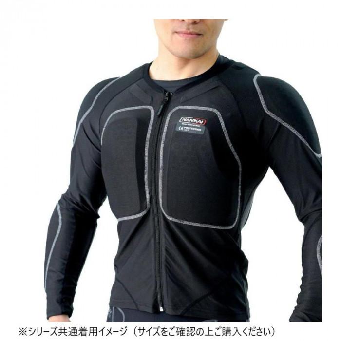 インナージャケット LLサイズ ブラック グレー プロテクター装備 接触冷感の画像