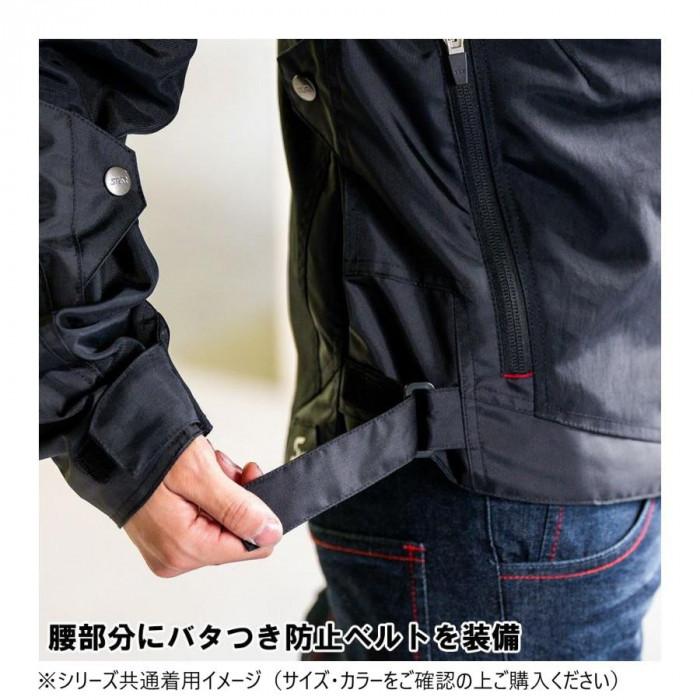 ライディングジャケット LLサイズ ブラックグレー フルプロテクター_4