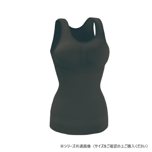 補正キャミソール 補正キャミソール ブラック 3L-4Lサイズ 着圧仕様 お腹スッキリ