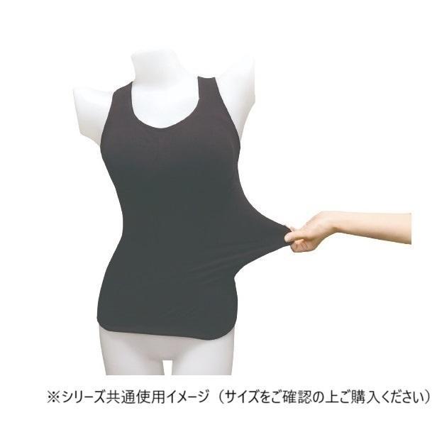 補正キャミソール ブラック 3L-4Lサイズ 着圧仕様 お腹スッキリ