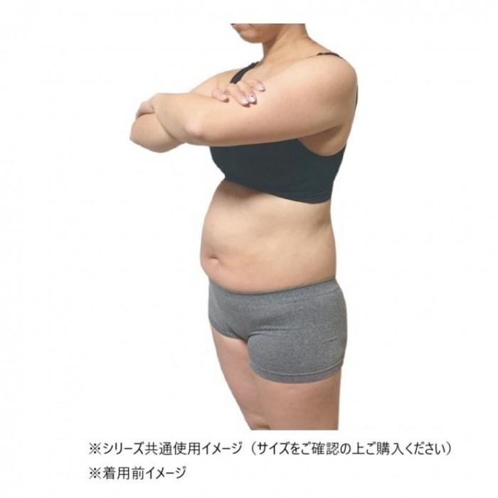 補正キャミソール ブラック 3L-4Lサイズ 着圧仕様 お腹スッキリ
