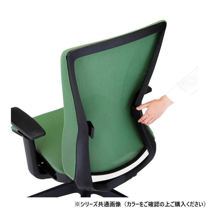 オフィスチェア メッシュ 昇降機能 ランバーサポート オレンジ 事務椅子 ワークチェア_5
