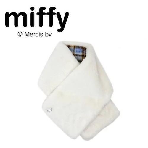 ミッフィー リバーシブルマフラー オフホワイト 96cm×20cm