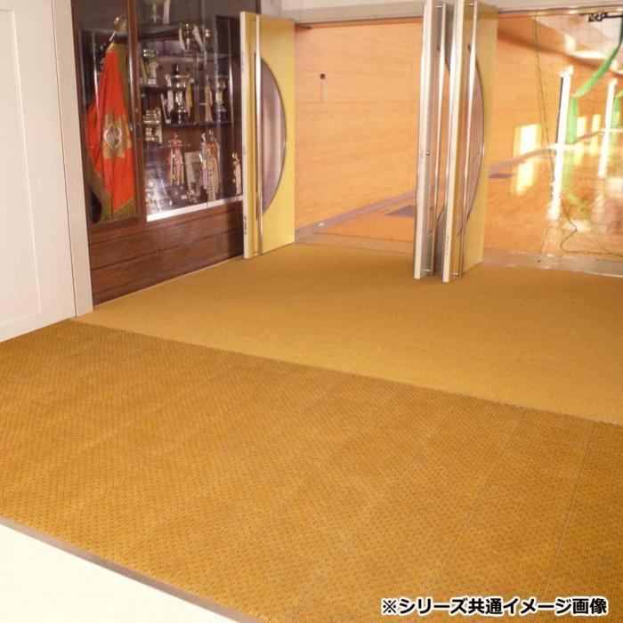 玄関マット 510×810mm ブルー 弾力性 耐重圧 防炎 泥落とし 屋外用_5