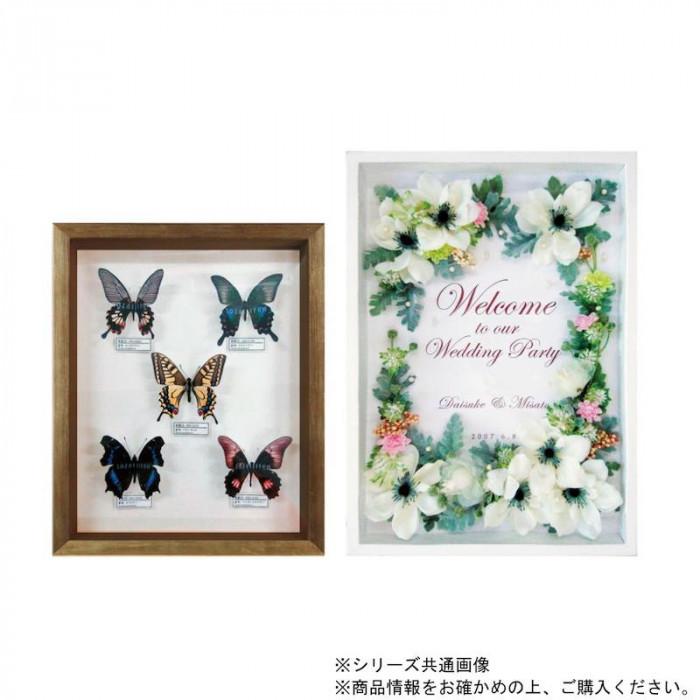 立体額縁 20cm角 ナチュラル 深さ25mm アートボックス アクリル付 日本