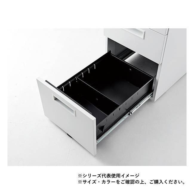 オフィスワゴン 3段 ニューグレー キャスター付き 鍵付き 完成品 鋼製 