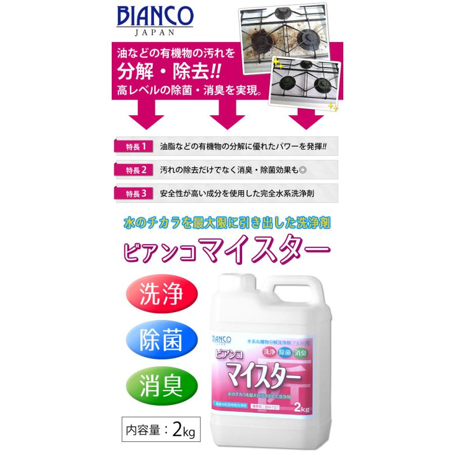 ビアンコジャパン BIANCO JAPAN ビアンコマイスター ポリ容器 2kg BM 101 その他洗剤