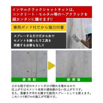 コンクリート 補修 スプレー ひび割れ 外壁 モルタル セメント 補修 Diy Pocket Company 通販 Yahoo ショッピング