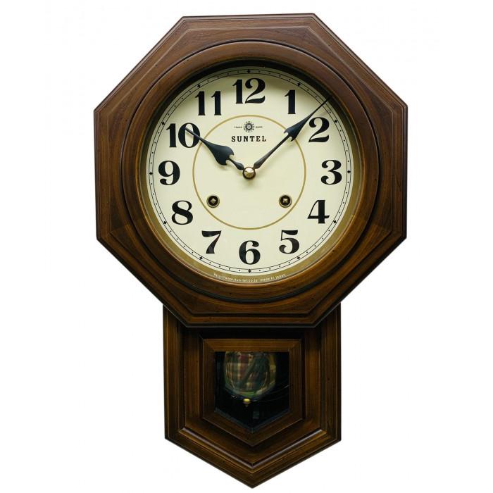 お買得】 ひまわり 鎌倉彫 大型 古い掛時計 振り子時計 ゼンマイ