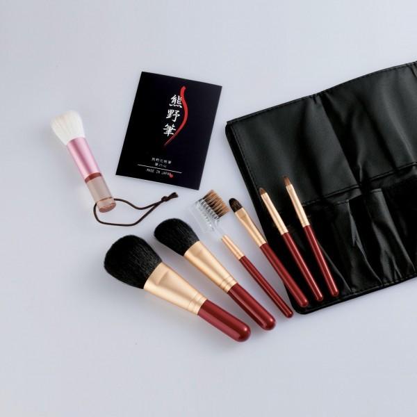 ラッピング不可】【ラッピング不可】熊野化粧筆セット 筆の心 洗顔