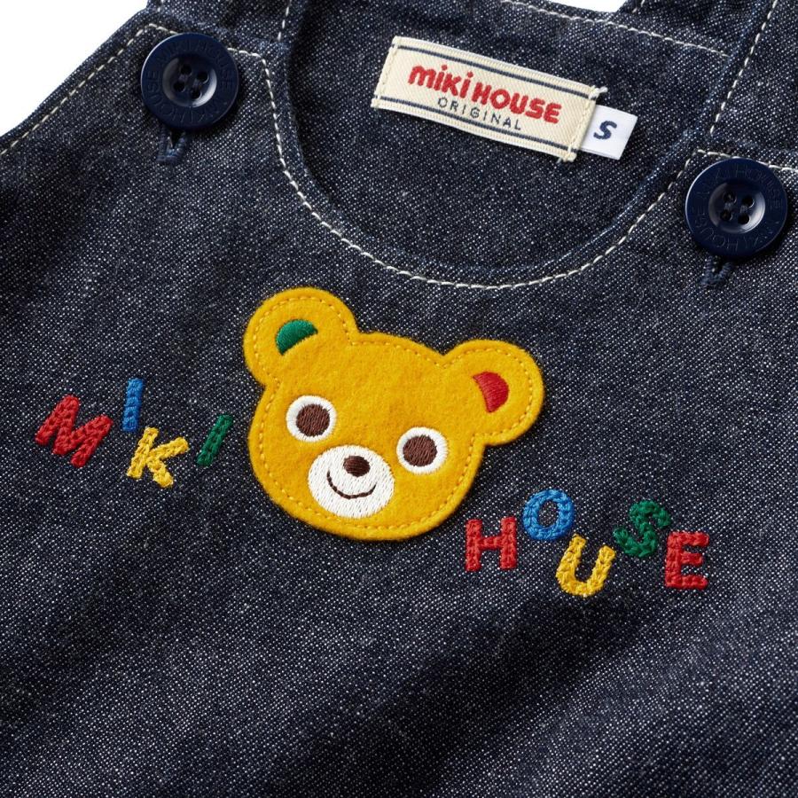 ミキハウス Mikihouse ロンパース S M プレゼント ギフト 子供服 男の子 70cm 90cm オールインワン ベビー服