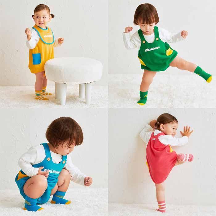 WEB限定】 ミキハウス mikihouse ロゴロンパース 《F(80cm-90cm WEB限定】 ミキハウス mikihouse ロゴロンパース 《F(80cm-90cm