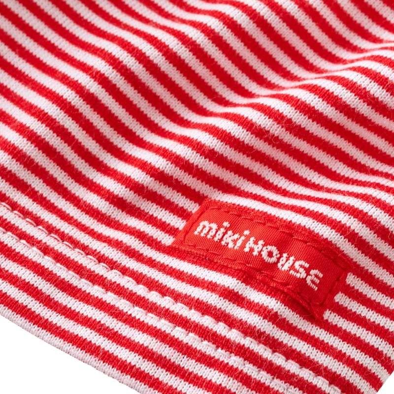 ミキハウス ワンピース ボーダー 総柄 衿付き ボタン 赤 紺 80 100cm Mikihouse 10 1906 7 01 80 Pockybear 通販 Yahoo ショッピング