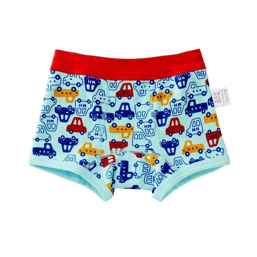 セール30％OFF ミキハウス mikihouse 迷彩＆車柄 ボクサーパンツセット 