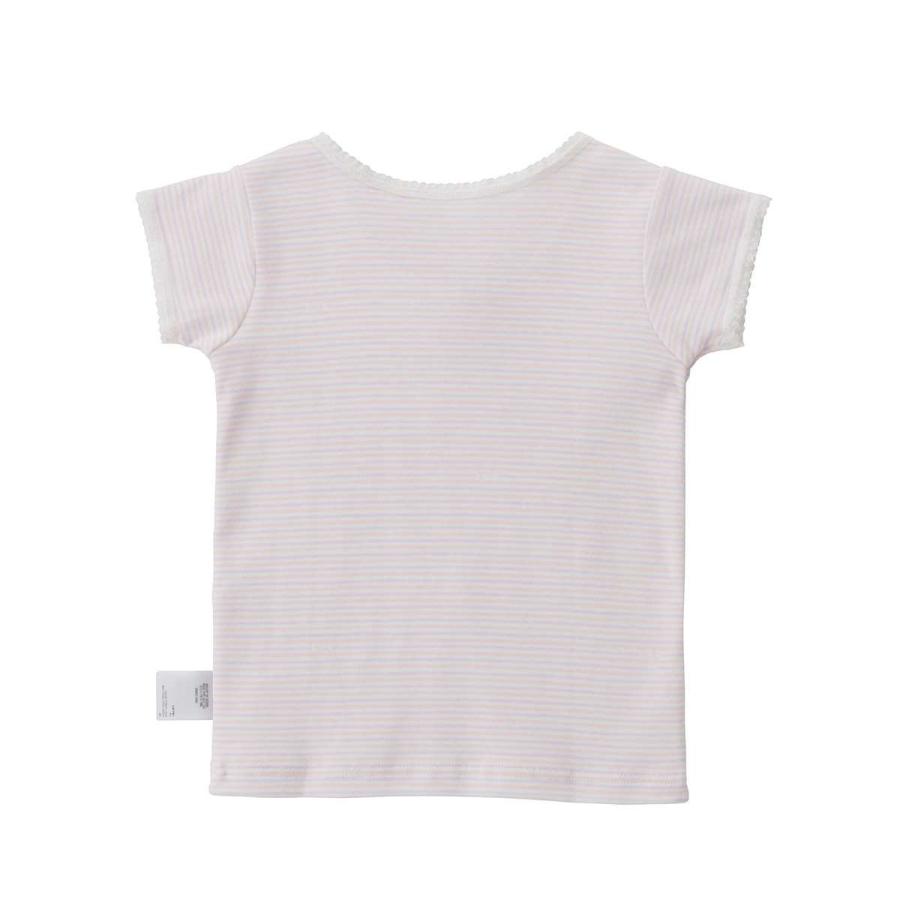 【セール30％OFF】ミキハウス mikihouse 半袖Tシャツ 総柄 星＆ボーダー＆リボン ベビー服 キッズ 子供服 女の子 日本製 (80-130cm) 10-2418-262｜pockybear｜13