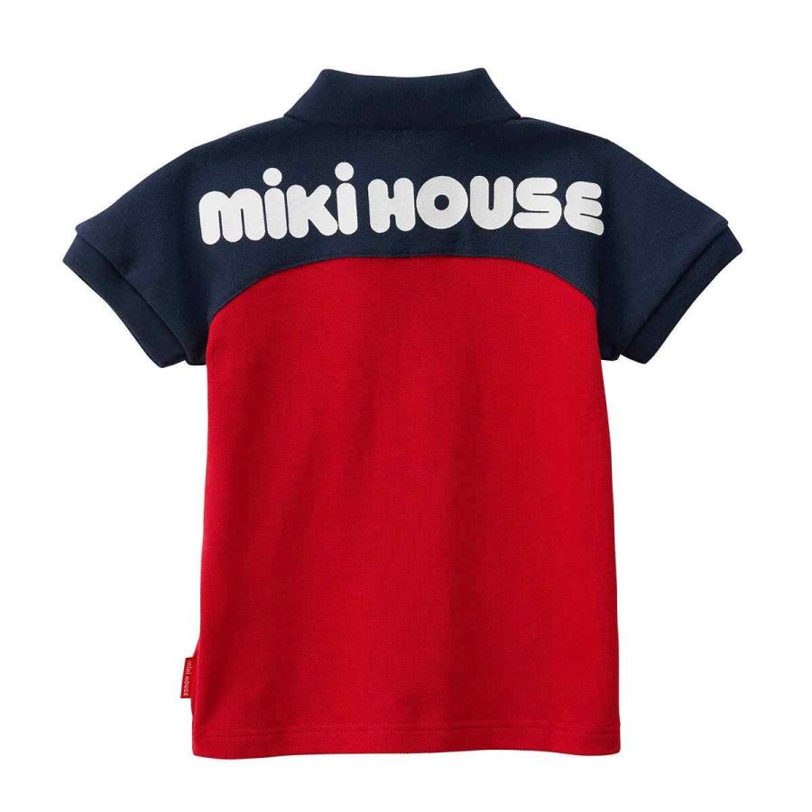 【セール30%OFF】ミキハウス mikihouse バックロゴプリント半袖ポロシャツ (80cm-130cm) トップス ベビー キッズ 子供 男の子 女の子【10-5503-459】｜pockybear｜09