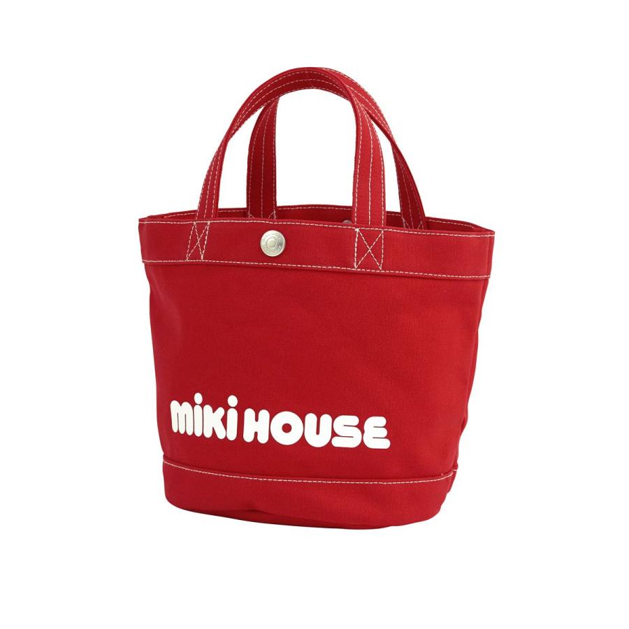 ミキハウス mikihouse バケツ型 ロゴトートバッグ マザーズ ミキハウス mikihouse バケツ型 ロゴトートバッグ マザーズ