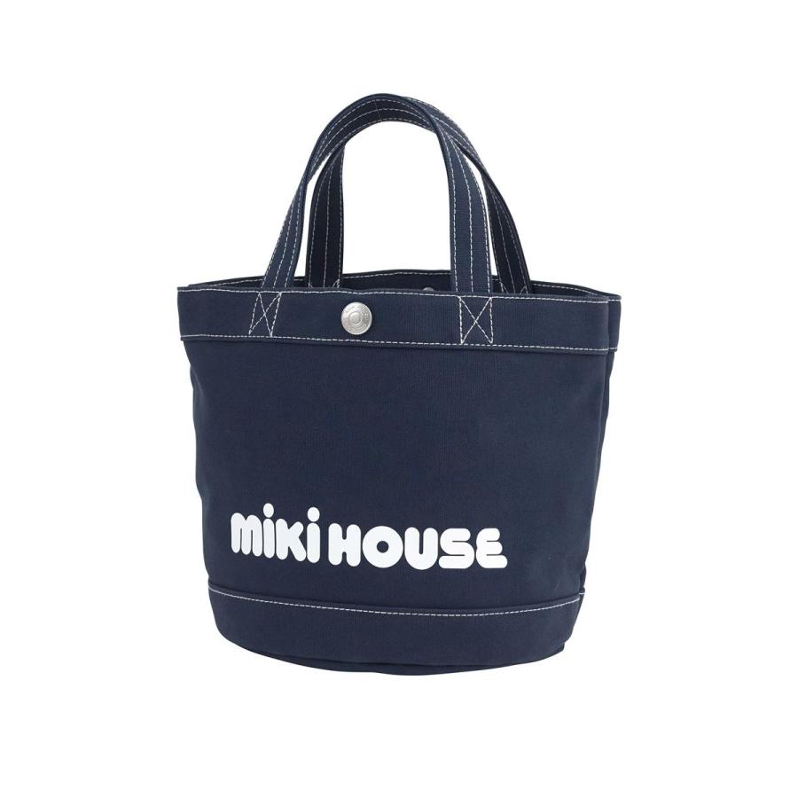 ミキハウス mikihouse バケツ型 ロゴトートバッグ マザーズ ミキハウス mikihouse バケツ型 ロゴトートバッグ マザーズ