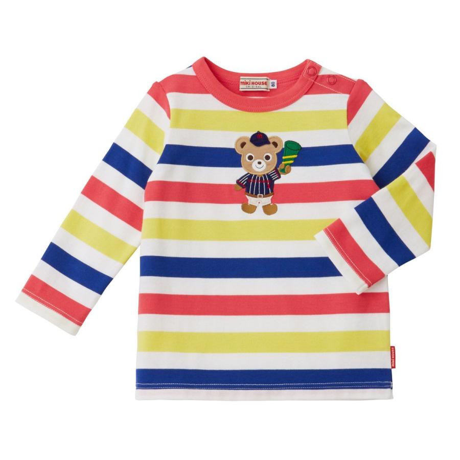セール30%OFF】ミキハウス mikihouse プッチー☆マルチボーダー長袖T セール30%OFF】ミキハウス mikihouse プッチー☆マルチボーダー長袖T