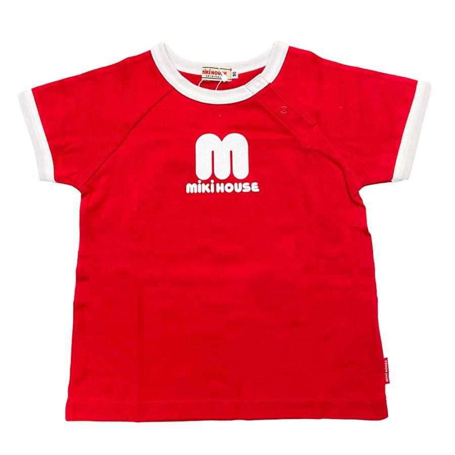 セール30％OFF】ミキハウス mikihouse 限定半袖ロゴTシャツ (80-100cm