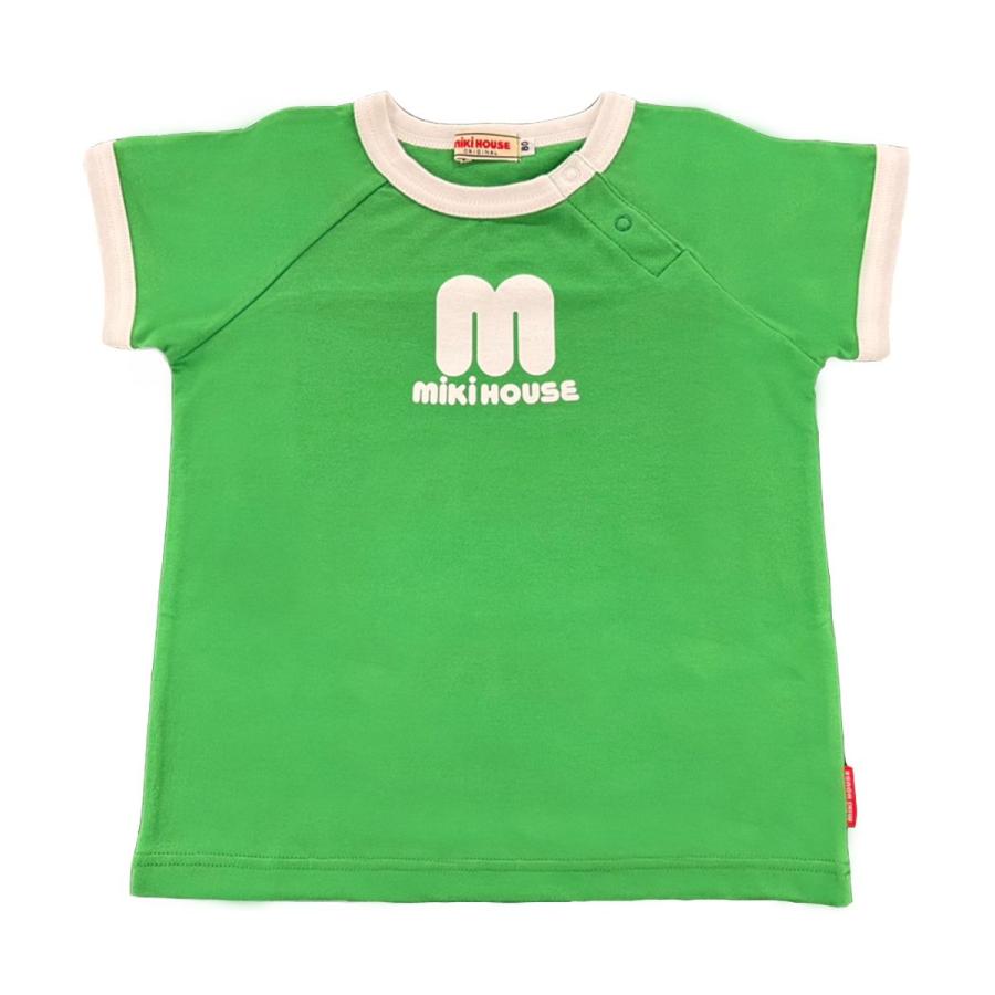 セール30％OFF】ミキハウス mikihouse 限定半袖ロゴTシャツ (80-100cm