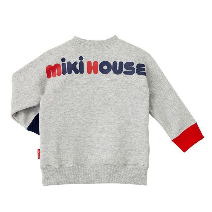セール30%OFF】ミキハウス mikihouse バックロゴトレーナー (80cm