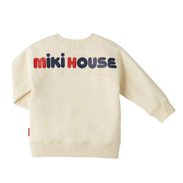 セール30%OFF】ミキハウス mikihouse バックロゴトレーナー (80cm