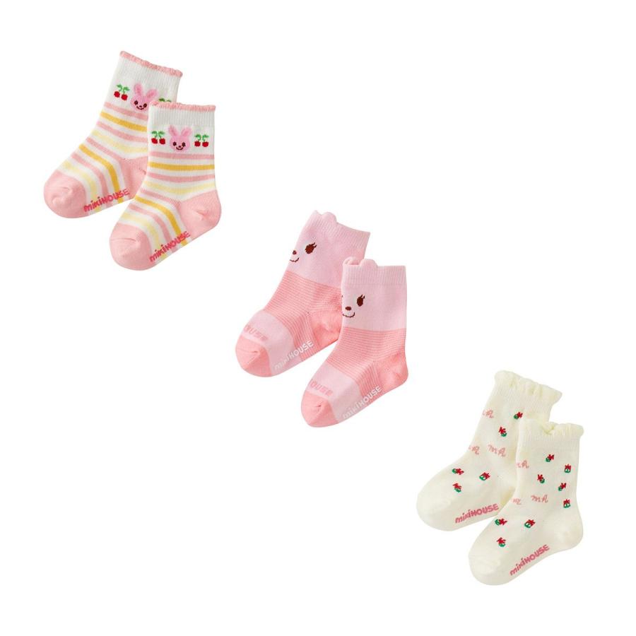 SALE／55%OFF】 MIKI HOUSE ベビー用靴下 11-13cm 3枚組 econet.bi