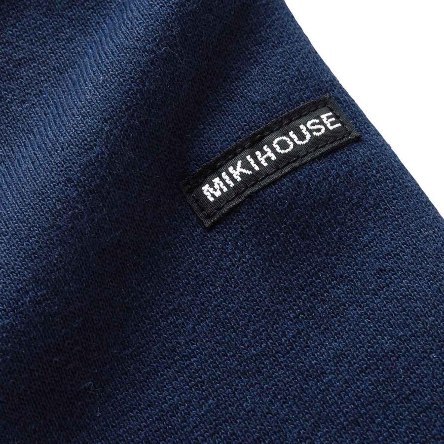 ミキハウス ショップ スタジャン風ジャンパー スタジアム 青 ブルー 