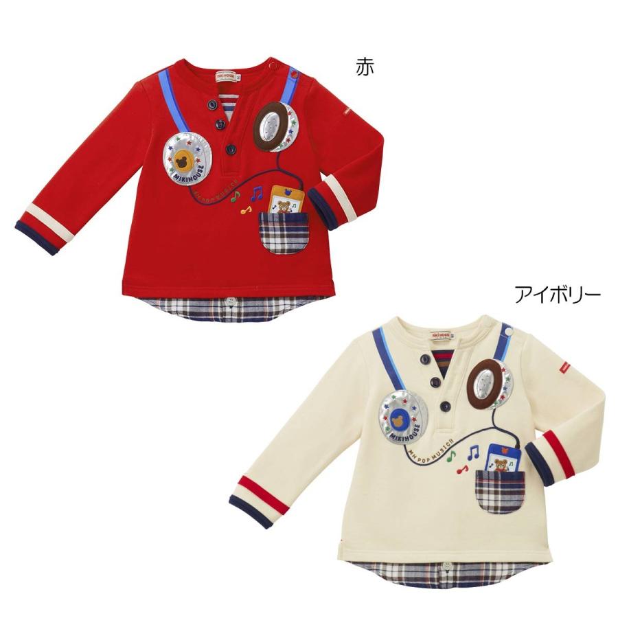 ノベルティ対象】 mikiHOUSE ミキハウス MUSIC プッチートレーナー  