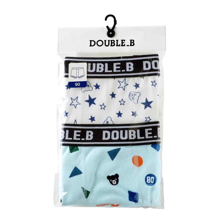 wb 【セール30％OFF】ミキハウス mikihouse ダブルビー ボクサーパンツ