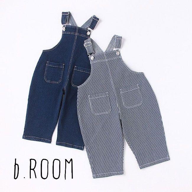 セール20%OFF】ビールーム オーバーオール 90-100cm サロペット パンツ デニム 無地 シンプル ベビー キッズ 子供 男の子 女の子 9821102 :06-9821102:PockyBear 通販 オーバーオール 90