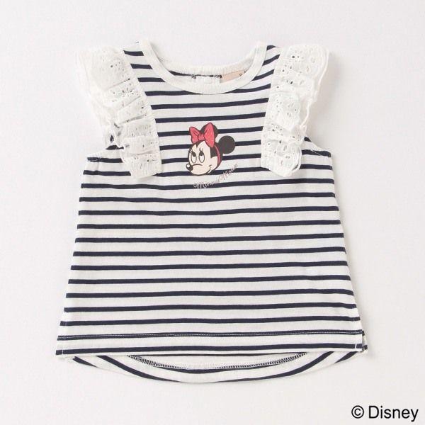 セール30 Off プティマイン Disney ミニーマウスデザイン Tシャツ 半袖 Tシャツ レース ディズニー ミニーマウス 女の子 21mssm30 15 Pockybear 通販 Yahoo ショッピング