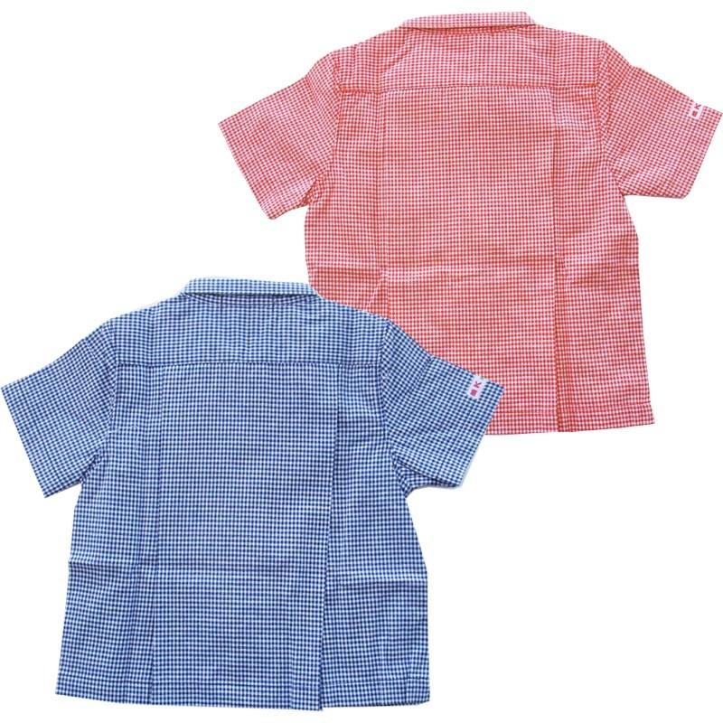 セール ギンガムチェック柄半袖シャツ キッズ 男の子 女の子 子供服 ｍｋインターナショナル 95 130cm Mk 72 007 Pockybear 通販 Yahoo ショッピング