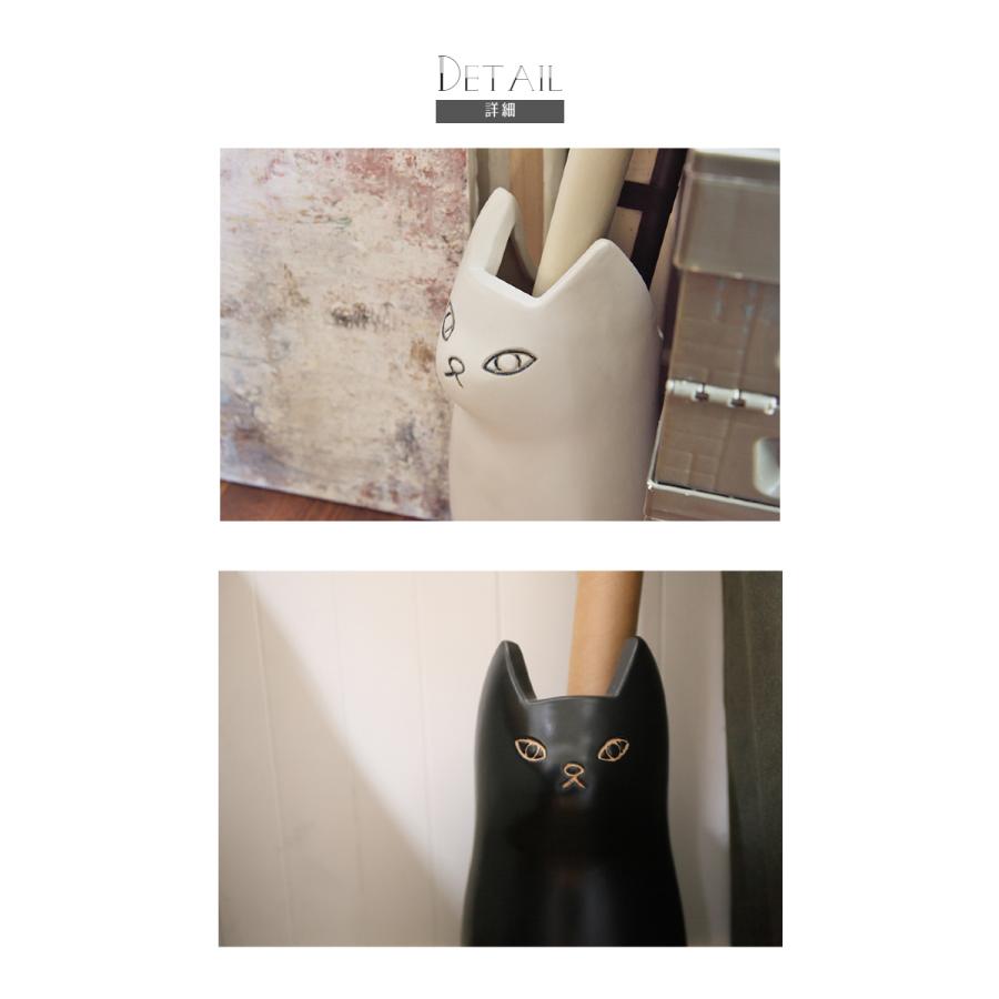 ねこ ネコ 傘立て かさたて 陶器 白猫 黒猫 シンプル 玄関 収納 傘 ガーデニング かわいい おしゃれ 新生活 Cly 12 Azm Cly 12 ポコア 京都生まれのふとん店 通販 Yahoo ショッピング