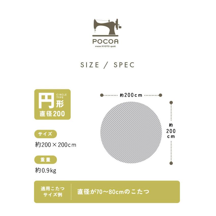ココア様オーダー☆かぎ針編み☆円形こたつカバー☆直径200cm☆ポップなカラー☆ 円形 こたつ上掛け こたつカバー マルチカバー ブランケット もこもこ