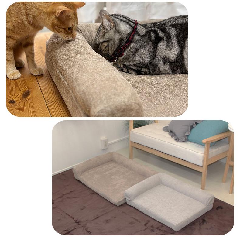 ペットベッドL L型ペットベッド 日本製 | 愛犬・愛猫のくつろぎベッド