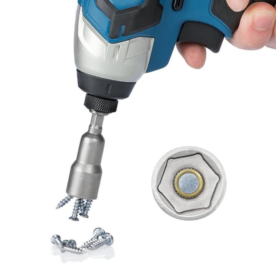 ソケットアダプターセット 六角 ビット インパクト レンチ 電動ドライバー 6-15 爆買 |  | 02