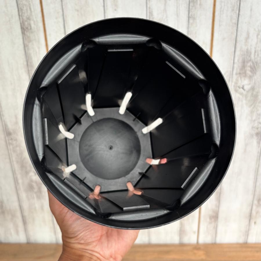 CSM-150L スリット鉢 ロングタイプ（約5号鉢） ブラック メーカー：兼