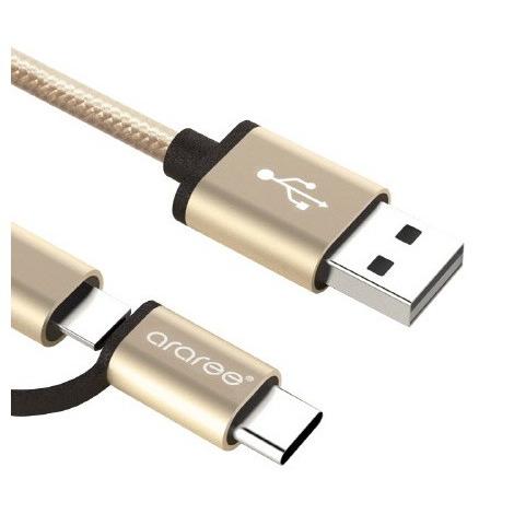 スマホ 充電 ケーブル USB Type-C Micro USB 変換 ケーブル(2in1) 　｜pocomobile｜04