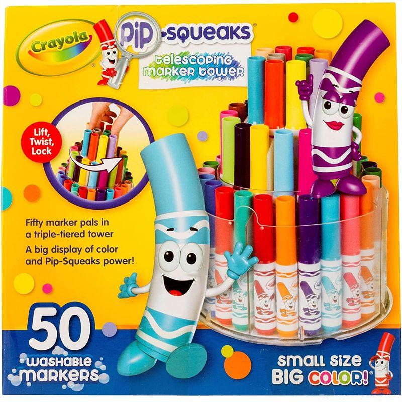 クレヨラ (Crayola) マーカー 水で落とせる マーカーペン 50色 Super