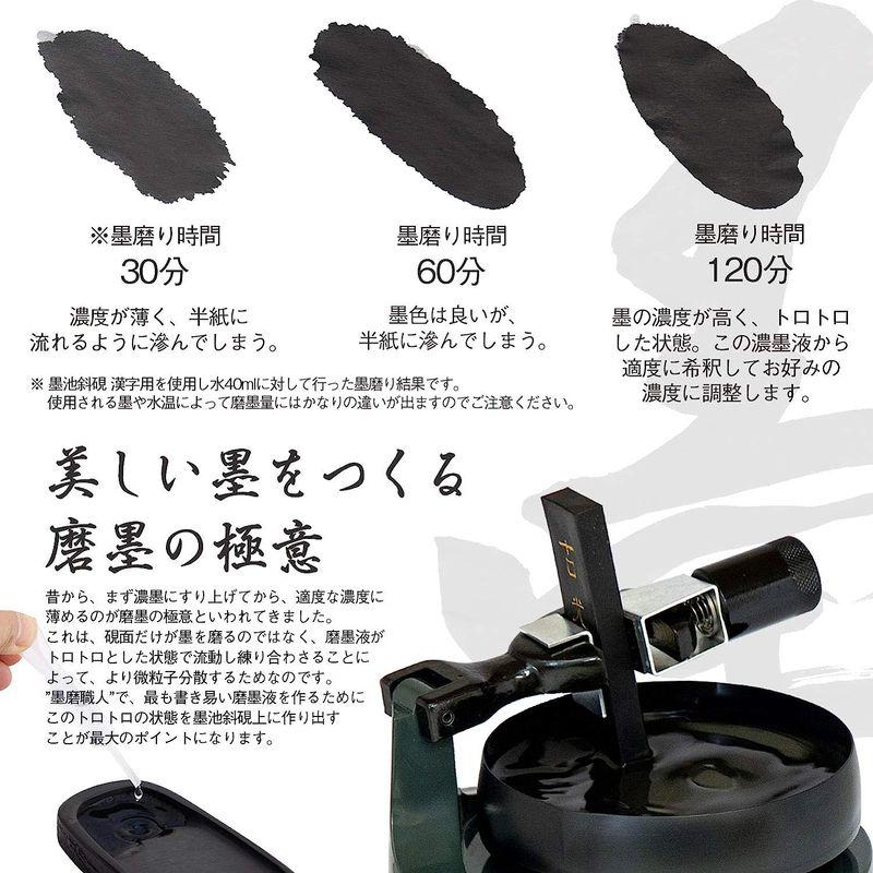 墨運堂 墨磨機 墨磨職人 SS型 漢字硯板付 13627 墨磨機 墨磨職人 SS型 漢字硯板付