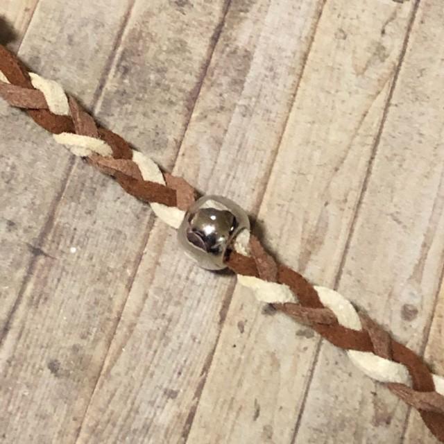 60個 10mm 大穴 プラスチック ビーズ シルバー |  | 02