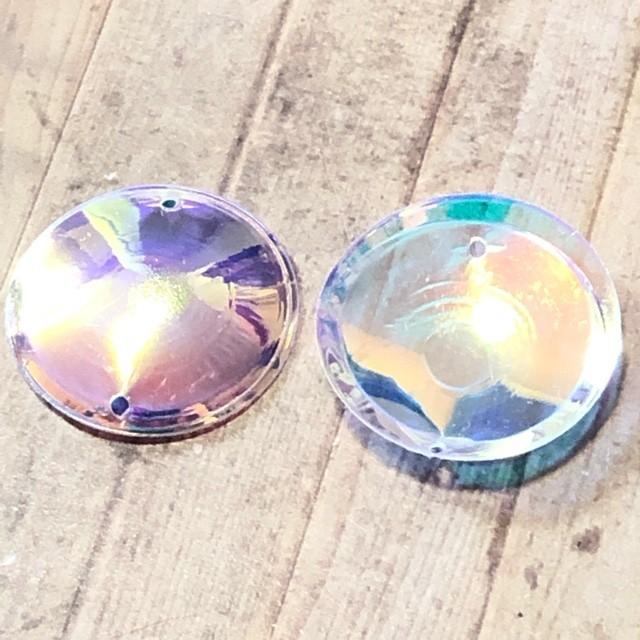 20枚 20mm オーロラ セロファン ビーズ |  | 01