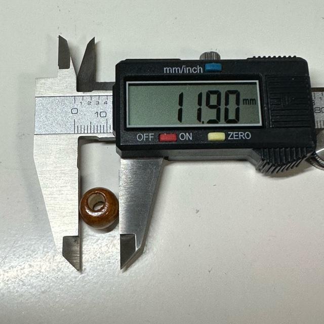 30個 12mm 大穴 ウッド ビーズ 穴5mm |  | 15